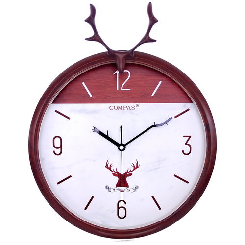 康巴丝鹿头挂钟 现代家居中的北欧创意与实用美学